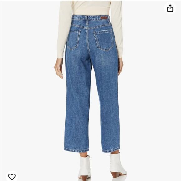 Blank NYC at Nordstrom The Baxter Ribcage Wide Leg Cropped Distressed Mom Jeans - Picture 8 of 8